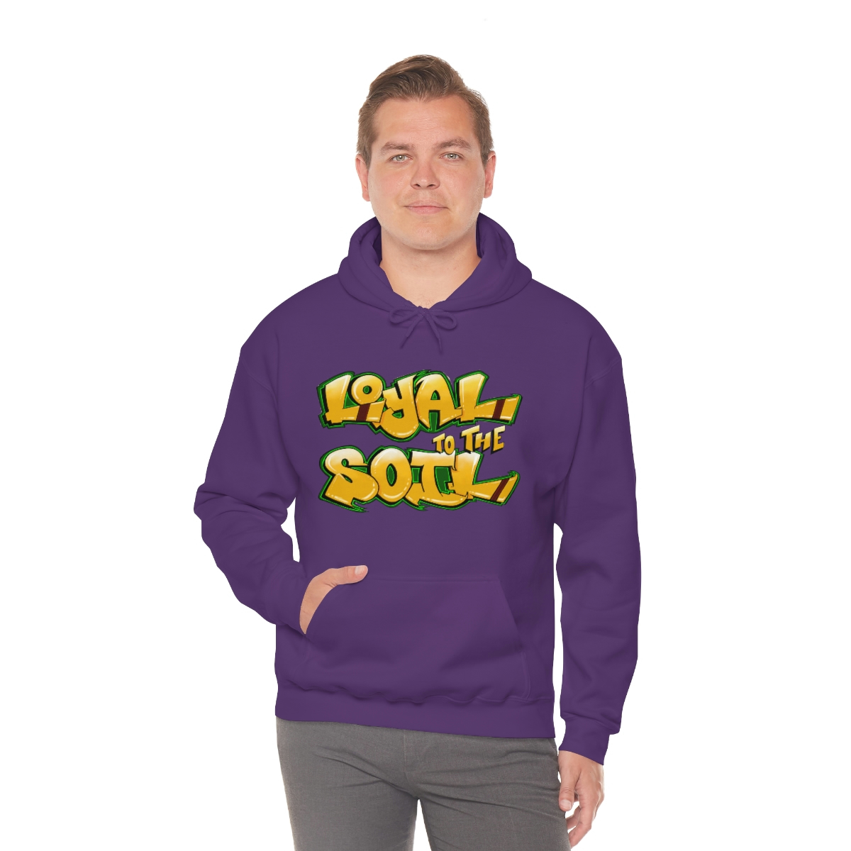 Loyal To The Soil Yellow Ras Elijah Tafari Unisex Heavy Blend™ Hooded Sweatshirt - Image 85