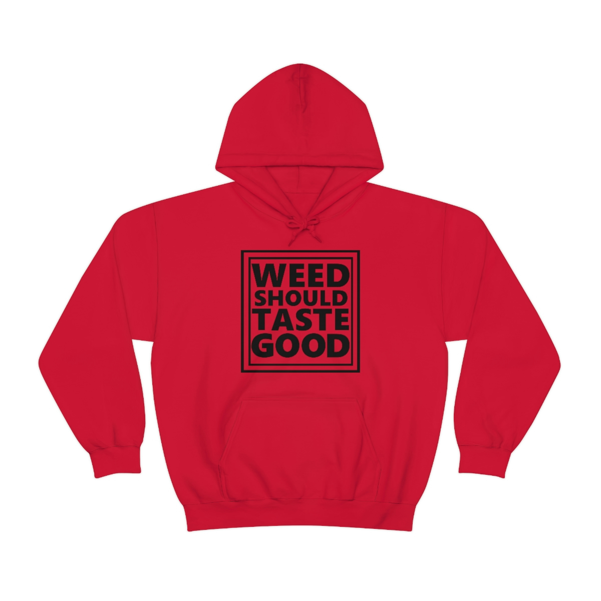 Weed Should Taste Good BW Unisex Heavy Blend™ Hooded Sweatshirt - Image 89