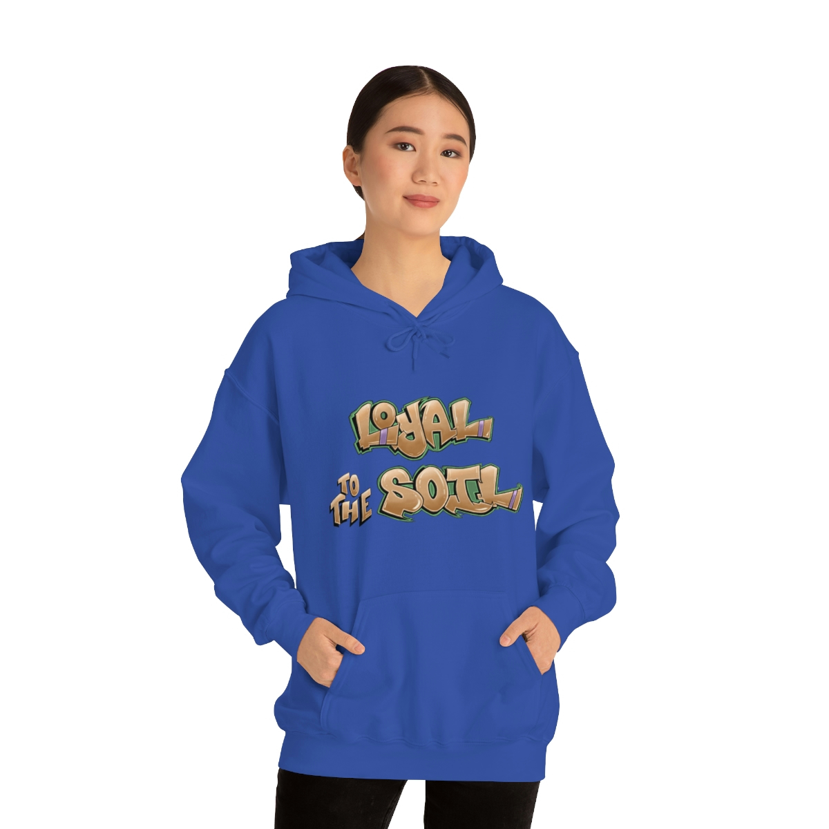 Loyal To The Soil Earthtone - Ras Elijah Tafari Unisex Heavy Blend™ Hooded Sweatshirt - Image 74