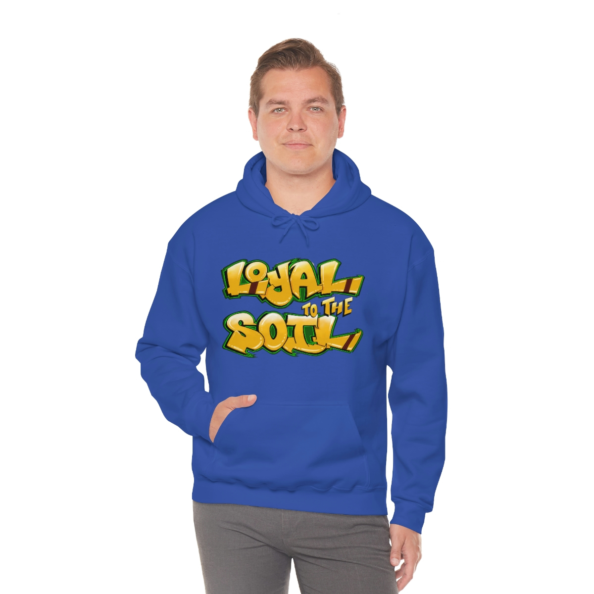 Loyal To The Soil Yellow Ras Elijah Tafari Unisex Heavy Blend™ Hooded Sweatshirt - Image 77
