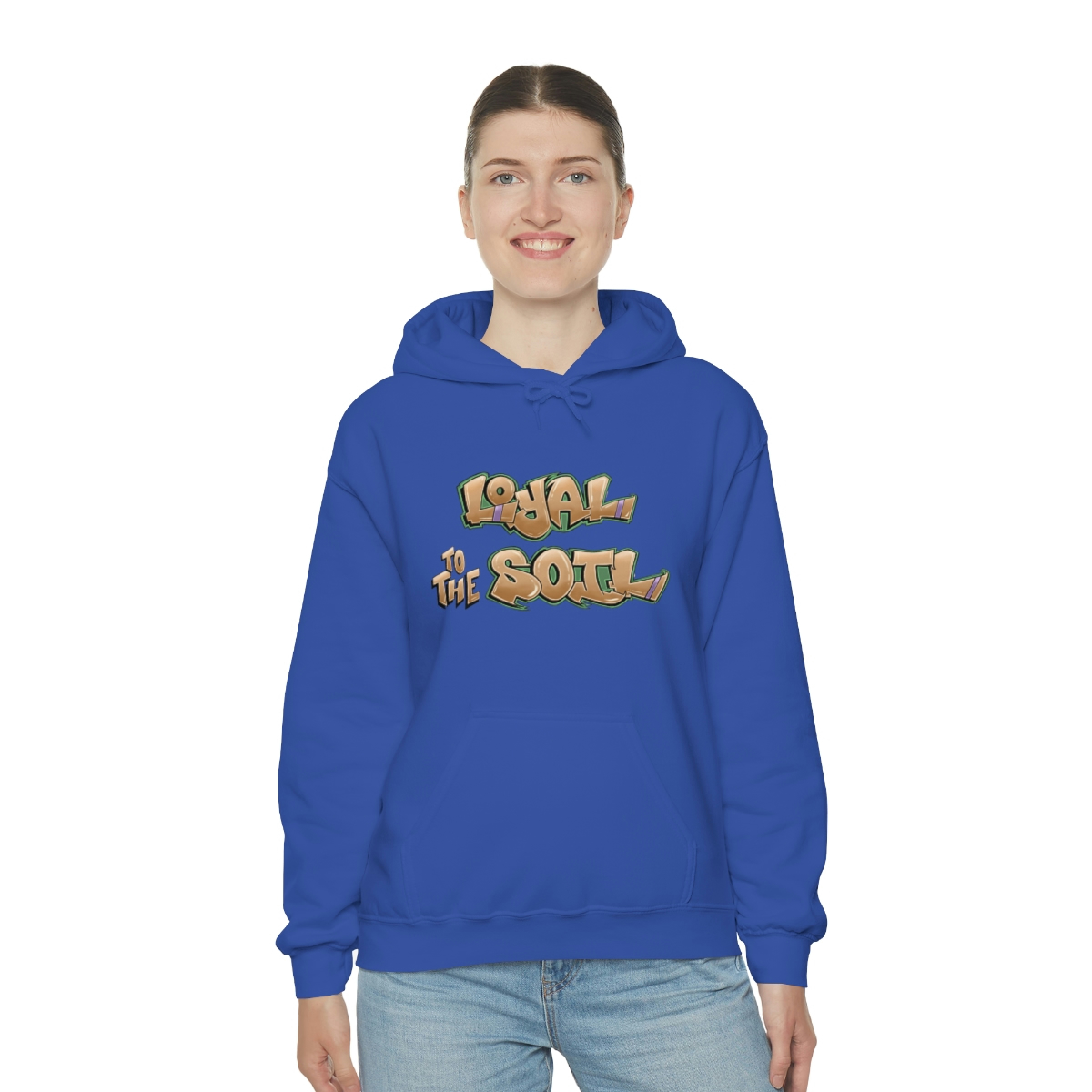 Loyal To The Soil Earthtone - Ras Elijah Tafari Unisex Heavy Blend™ Hooded Sweatshirt - Image 76