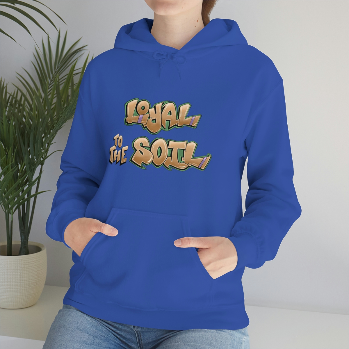 Loyal To The Soil Earthtone - Ras Elijah Tafari Unisex Heavy Blend™ Hooded Sweatshirt - Image 78