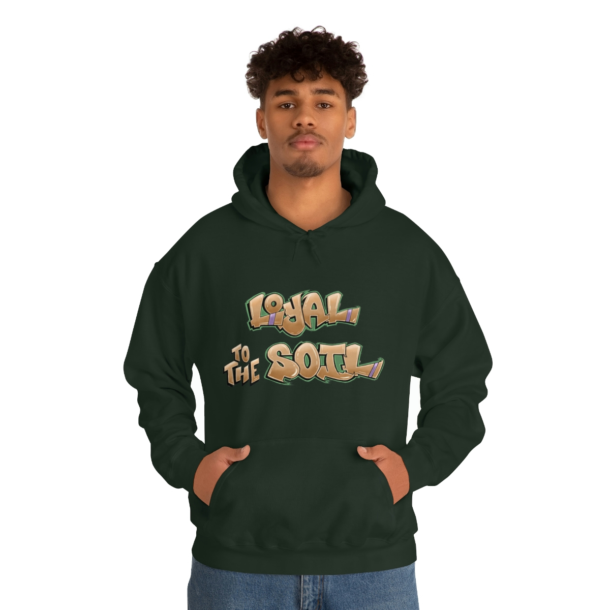 Loyal To The Soil Earthtone - Ras Elijah Tafari Unisex Heavy Blend™ Hooded Sweatshirt - Image 43
