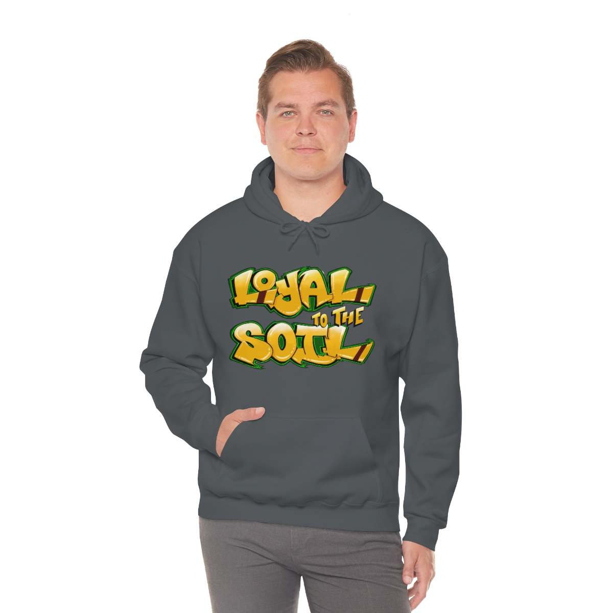 Loyal To The Soil Yellow Ras Elijah Tafari Unisex Heavy Blend™ Hooded Sweatshirt - Image 69