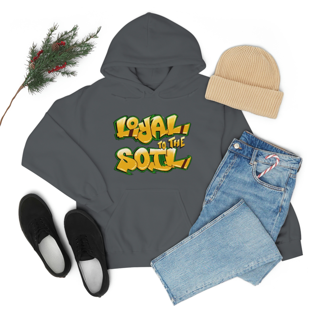 Loyal To The Soil Yellow Ras Elijah Tafari Unisex Heavy Blend™ Hooded Sweatshirt - Image 71