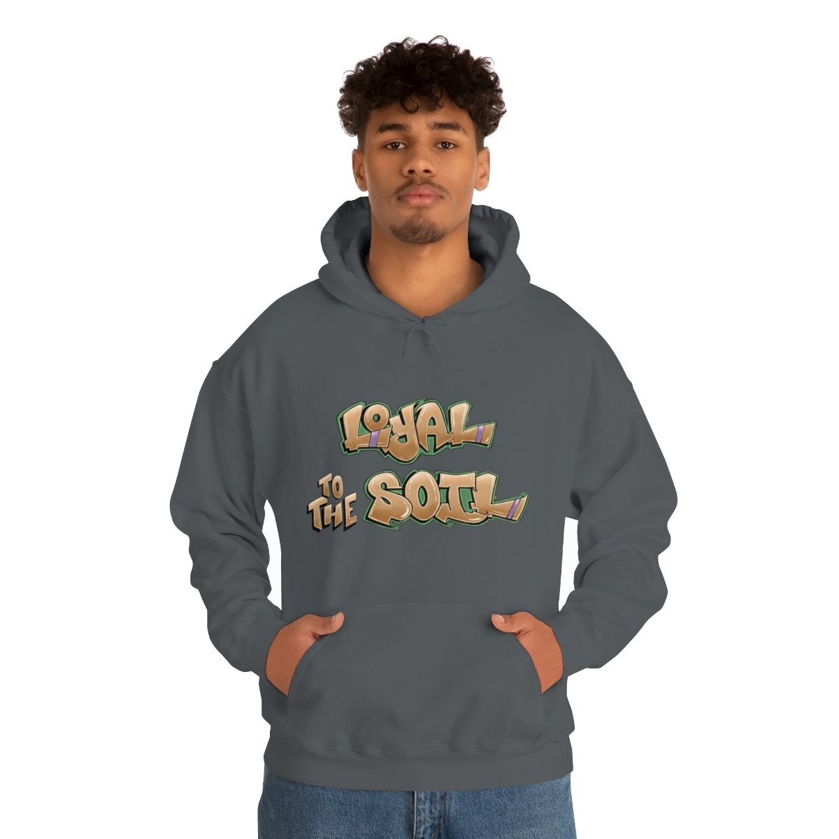 Loyal To The Soil Earthtone - Ras Elijah Tafari Unisex Heavy Blend™ Hooded Sweatshirt - Image 67