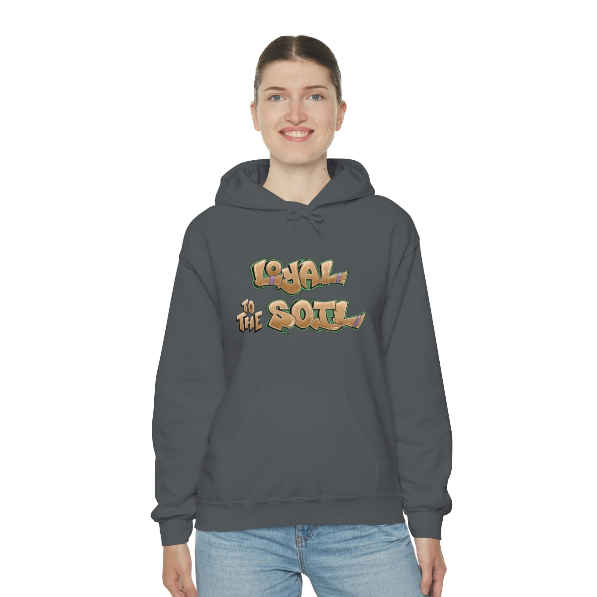 Loyal To The Soil Earthtone - Ras Elijah Tafari Unisex Heavy Blend™ Hooded Sweatshirt - Image 68