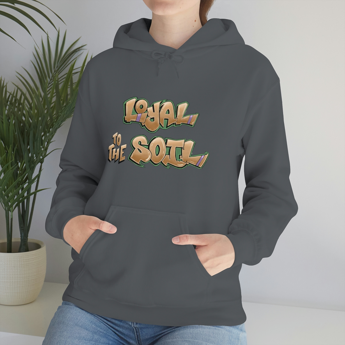 Loyal To The Soil Earthtone - Ras Elijah Tafari Unisex Heavy Blend™ Hooded Sweatshirt - Image 70