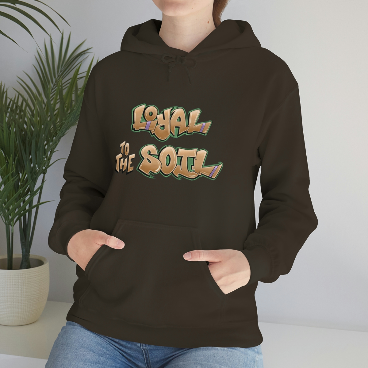 Loyal To The Soil Earthtone - Ras Elijah Tafari Unisex Heavy Blend™ Hooded Sweatshirt - Image 38