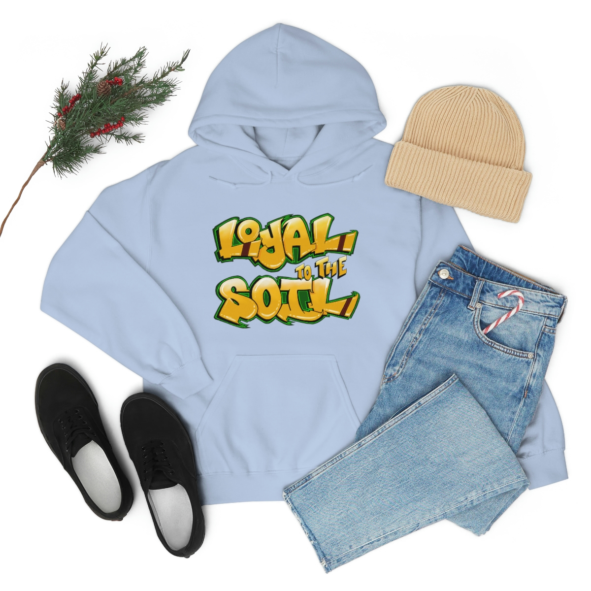 Loyal To The Soil Yellow Ras Elijah Tafari Unisex Heavy Blend™ Hooded Sweatshirt - Image 63