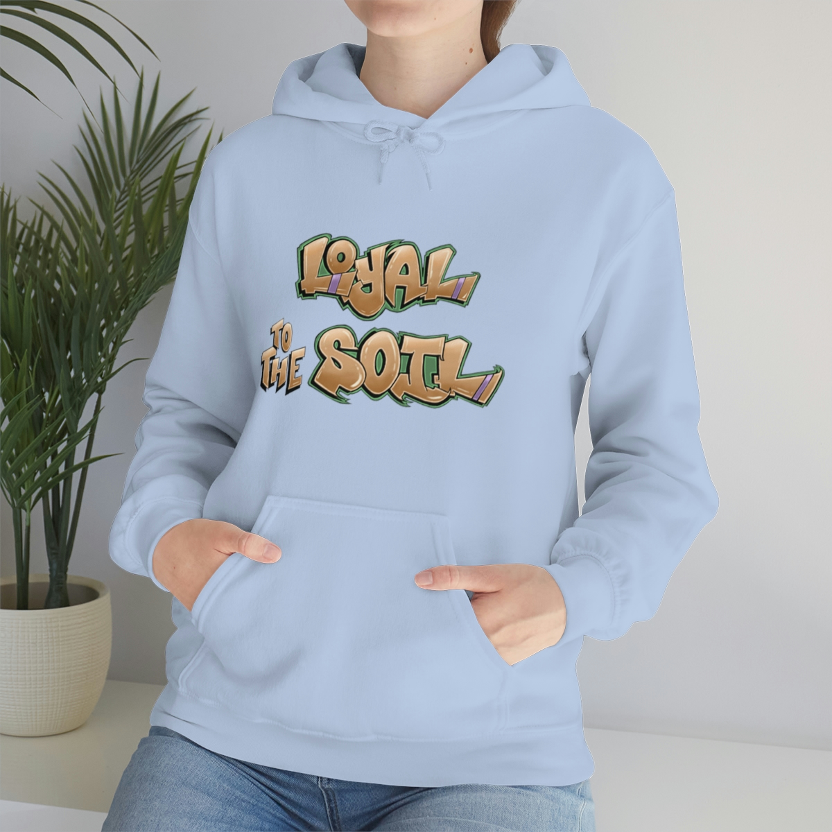Loyal To The Soil Earthtone - Ras Elijah Tafari Unisex Heavy Blend™ Hooded Sweatshirt - Image 62