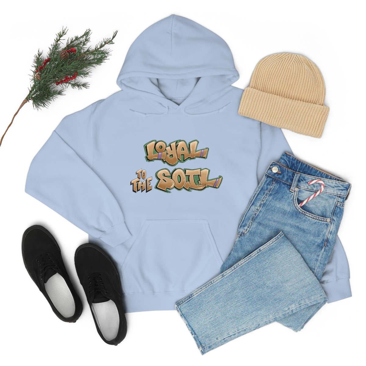 Loyal To The Soil Earthtone - Ras Elijah Tafari Unisex Heavy Blend™ Hooded Sweatshirt - Image 63