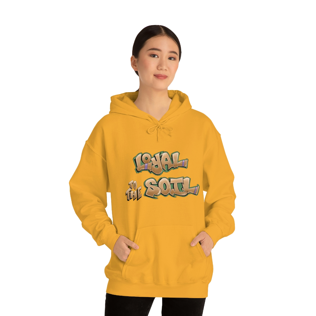 Loyal To The Soil Earthtone - Ras Elijah Tafari Unisex Heavy Blend™ Hooded Sweatshirt - Image 26