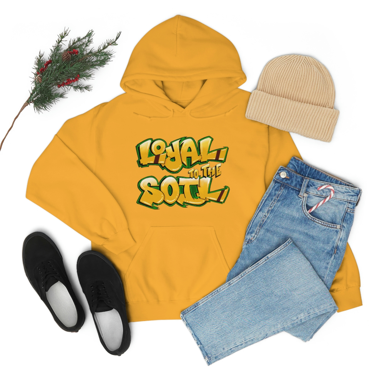 Loyal To The Soil Yellow Ras Elijah Tafari Unisex Heavy Blend™ Hooded Sweatshirt - Image 31