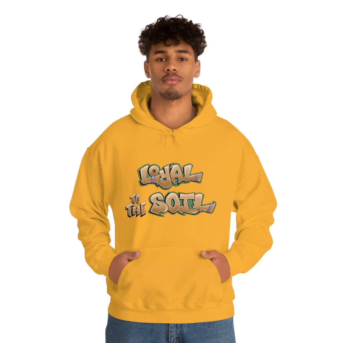 Loyal To The Soil Earthtone - Ras Elijah Tafari Unisex Heavy Blend™ Hooded Sweatshirt - Image 27
