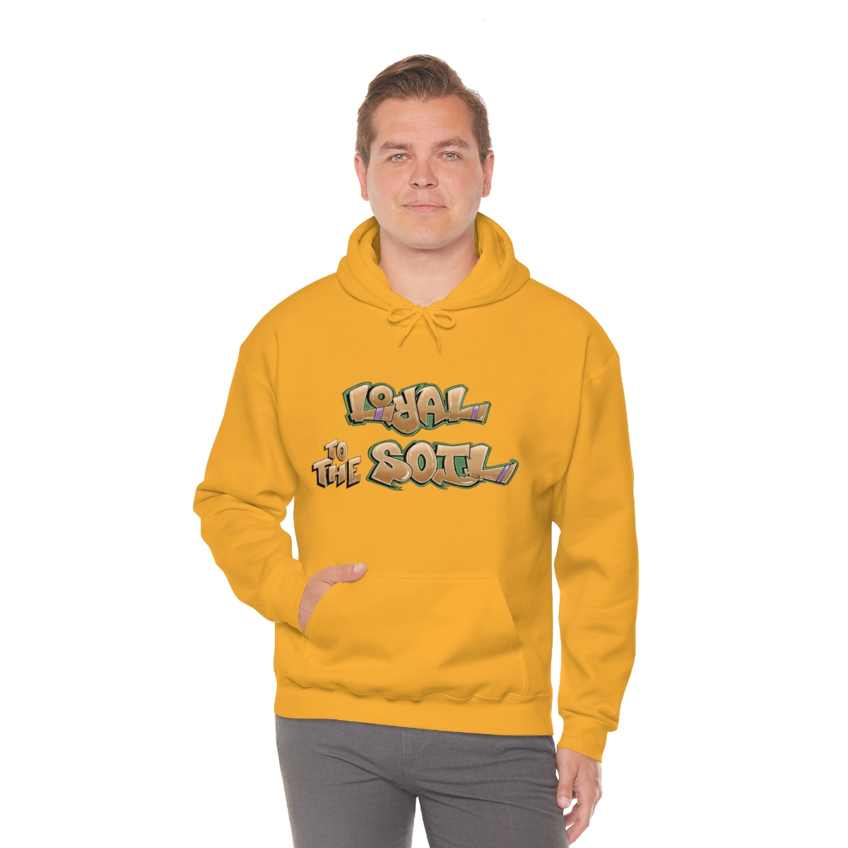 Loyal To The Soil Earthtone - Ras Elijah Tafari Unisex Heavy Blend™ Hooded Sweatshirt - Image 29