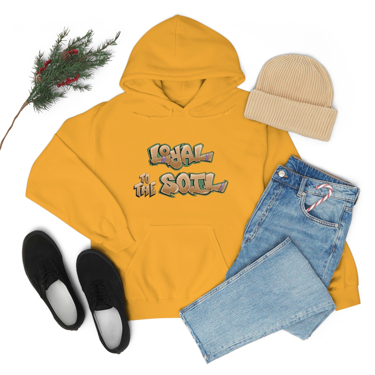 Loyal To The Soil Earthtone - Ras Elijah Tafari Unisex Heavy Blend™ Hooded Sweatshirt - Image 31