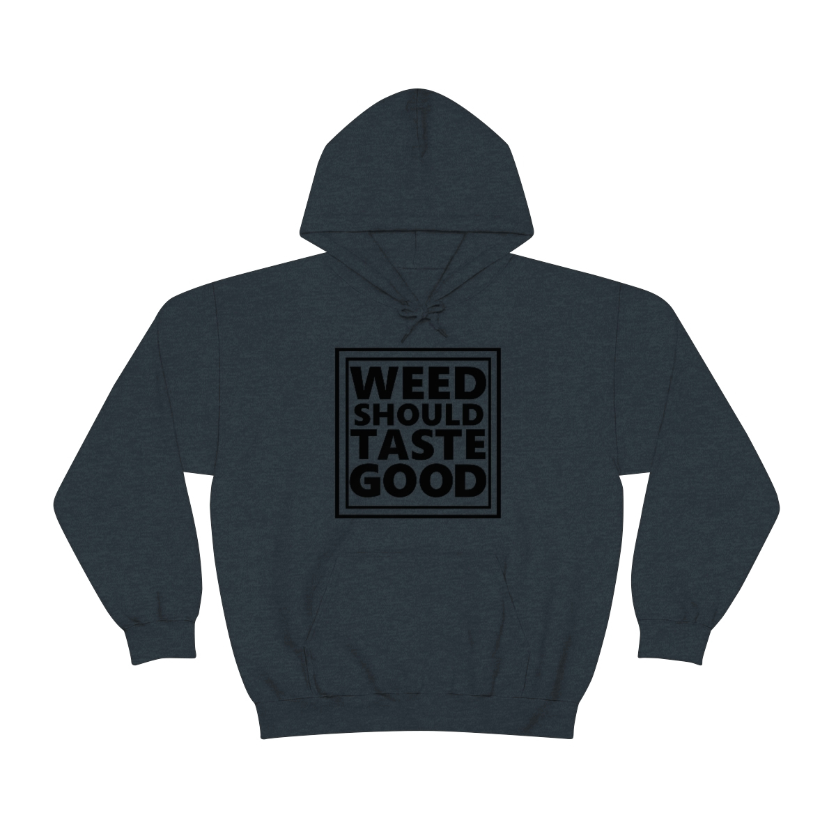 Weed Should Taste Good BW Unisex Heavy Blend™ Hooded Sweatshirt - Image 81