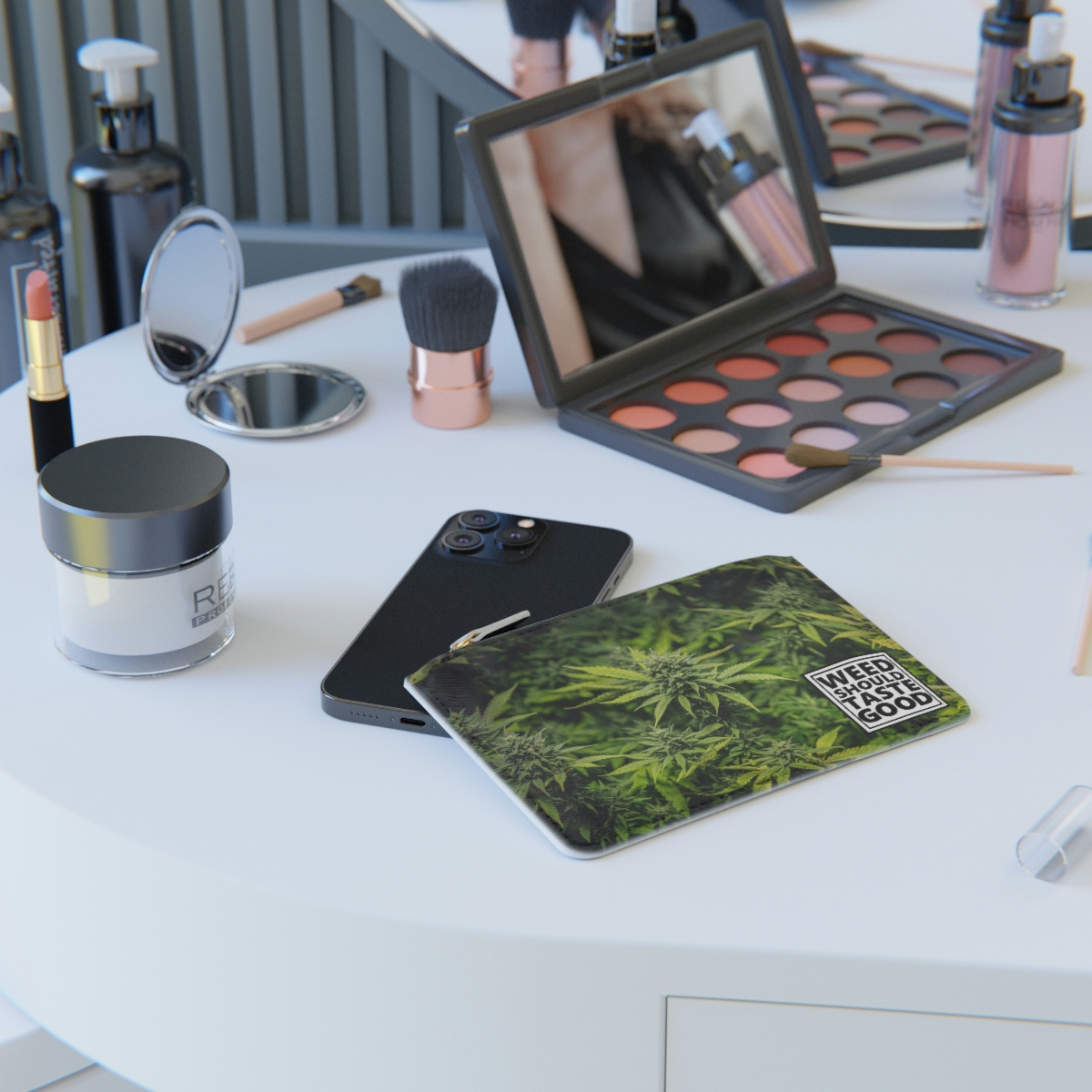 Weed Should Taste Good Canopy Mini Clutch Bag - Image 6