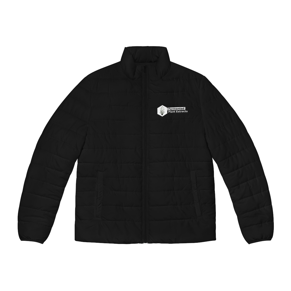 Fermented Plant Extracts Black Puffer Jacket - Image 2