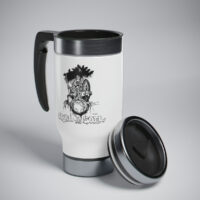 Loyal To The Soil Artwork Ras Elijah Tafari Stainless Steel Travel Mug with Handle, 14oz