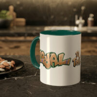 Loyal To The Soil Earthtone Long - Ras Elijah Tafari Colorful Mugs, 11oz