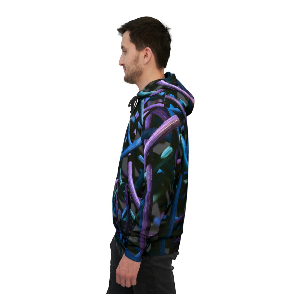 Greg and Carla Filippelli Cranberry Creek Baskets Purple/Blue Athletic Hoodie - Image 5