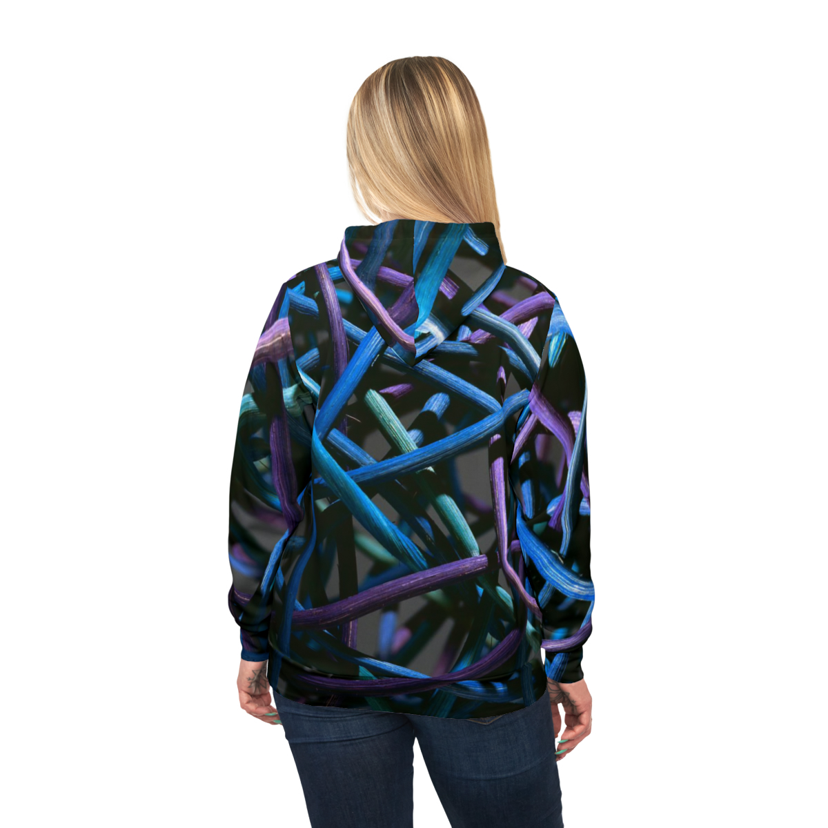 Greg and Carla Filippelli Cranberry Creek Baskets Purple/Blue Athletic Hoodie - Image 7