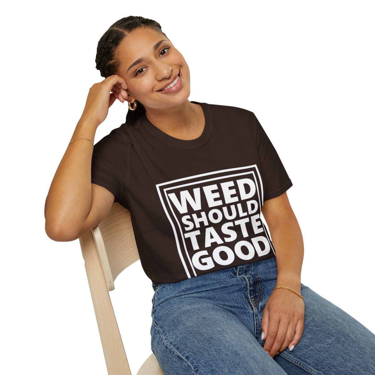 Weed Should Taste Good Unisex Softstyle T-Shirt - Image 46