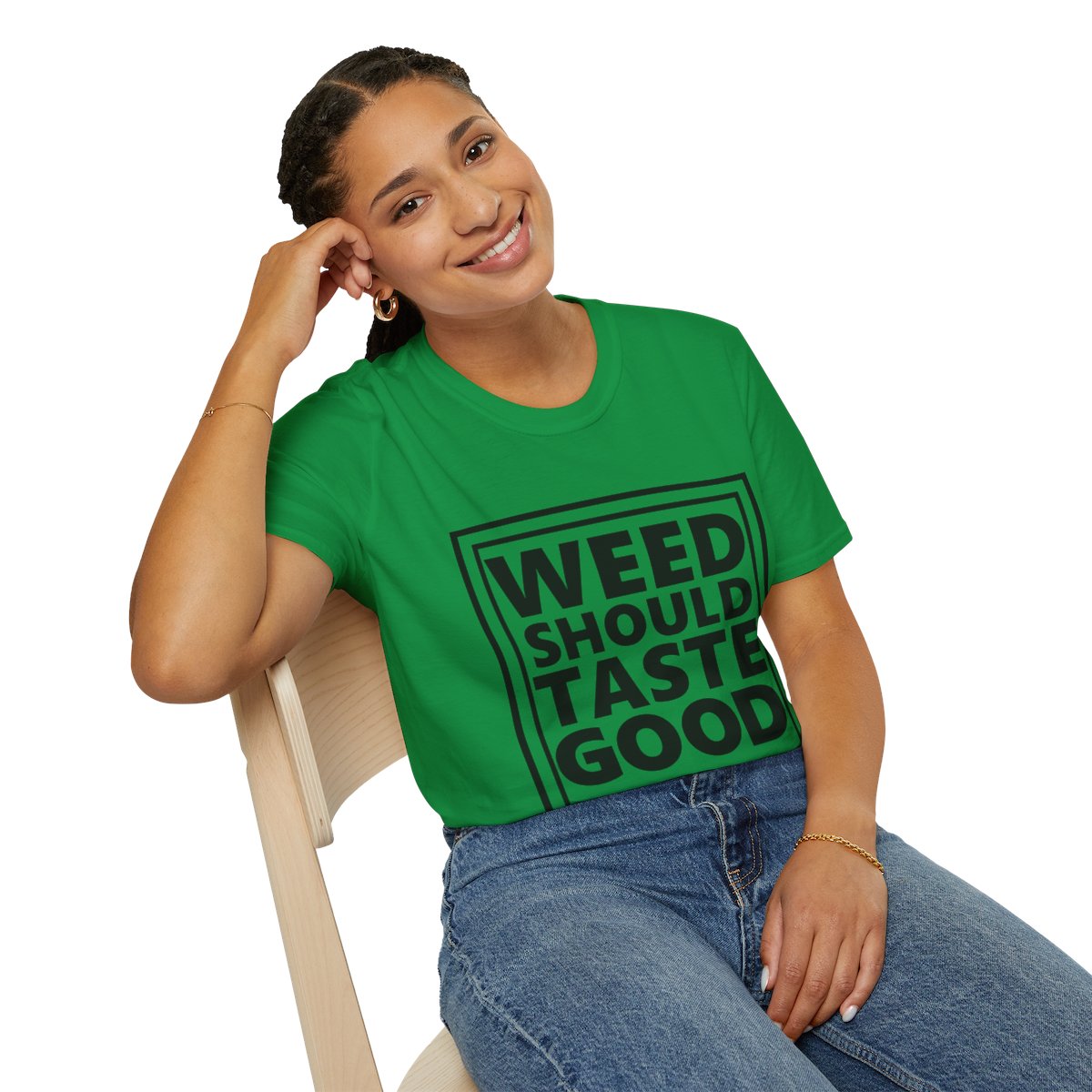 Weed Should Taste Good Unisex Softstyle T-Shirt - Image 94