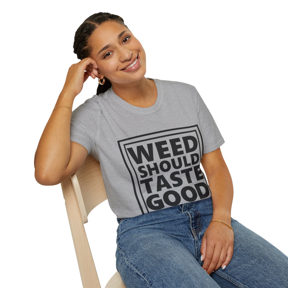 Weed Should Taste Good Unisex Softstyle T-Shirt - Image 34