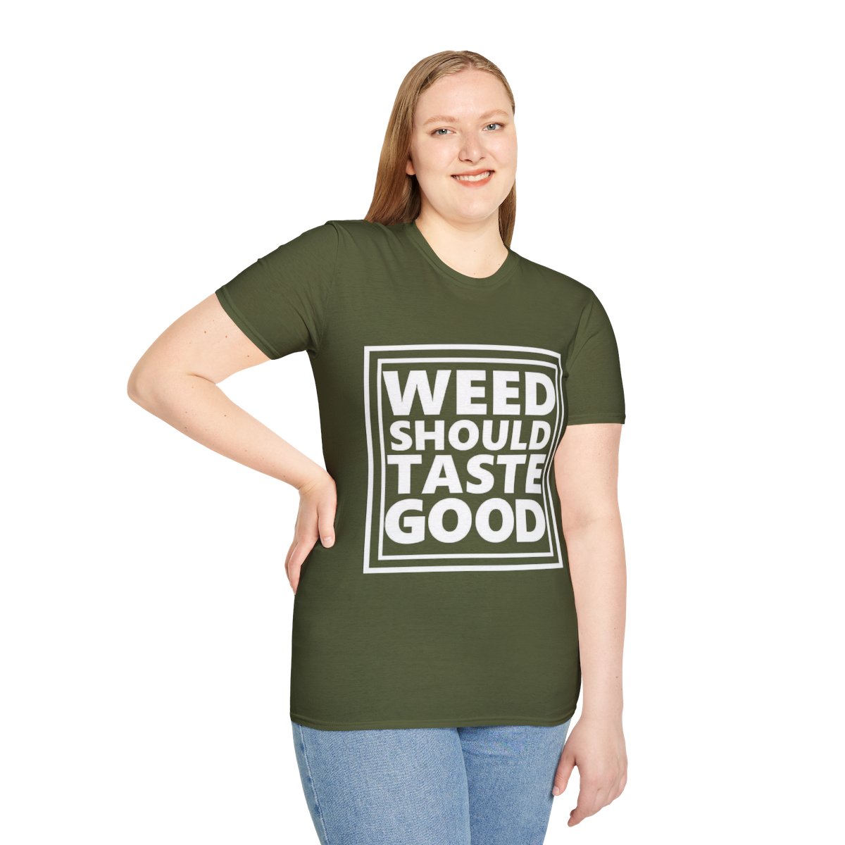 Weed Should Taste Good Unisex Softstyle T-Shirt - Image 78