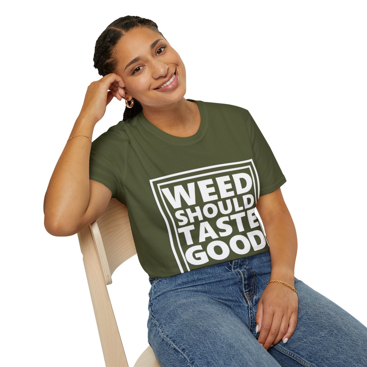 Weed Should Taste Good Unisex Softstyle T-Shirt - Image 82
