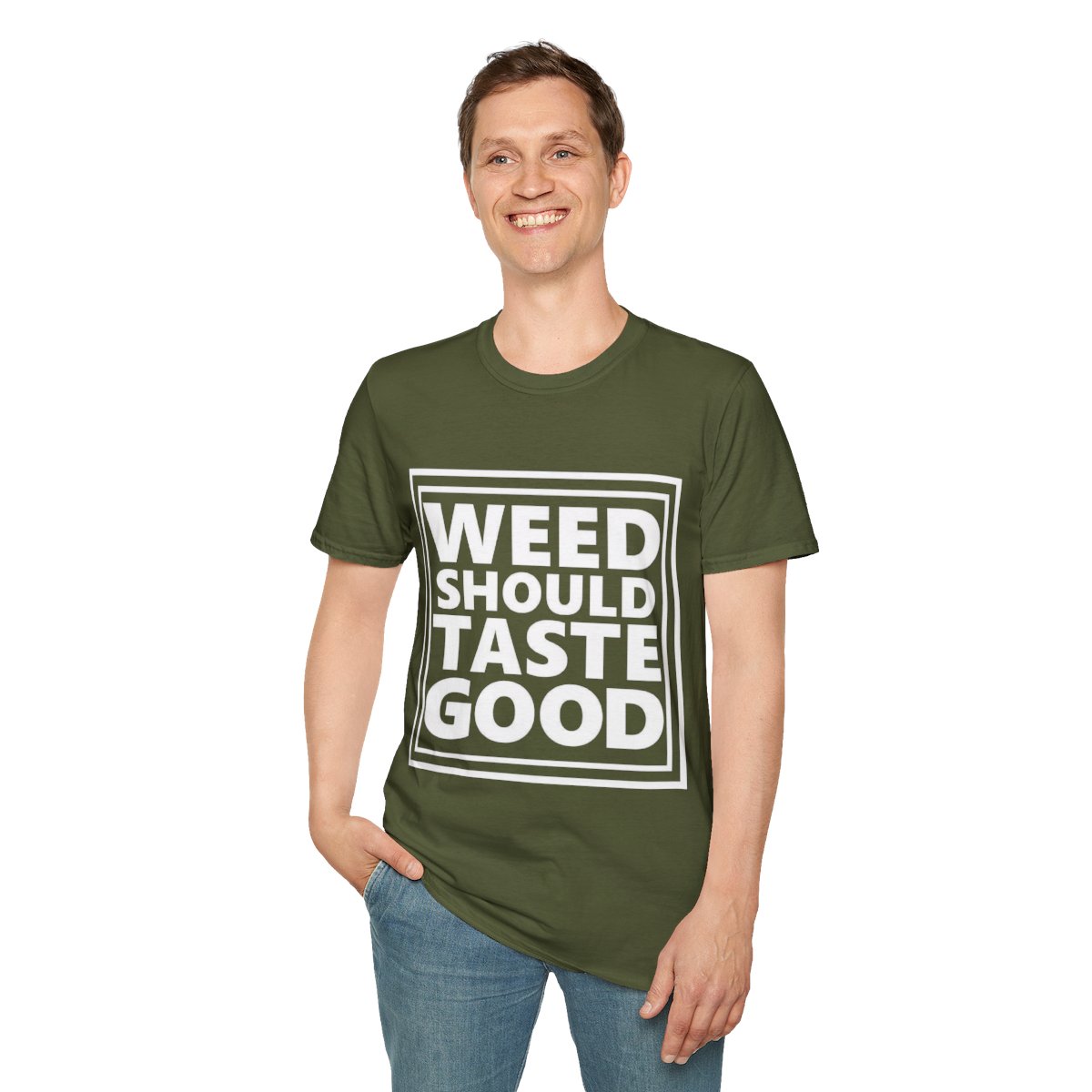 Weed Should Taste Good Unisex Softstyle T-Shirt - Image 73
