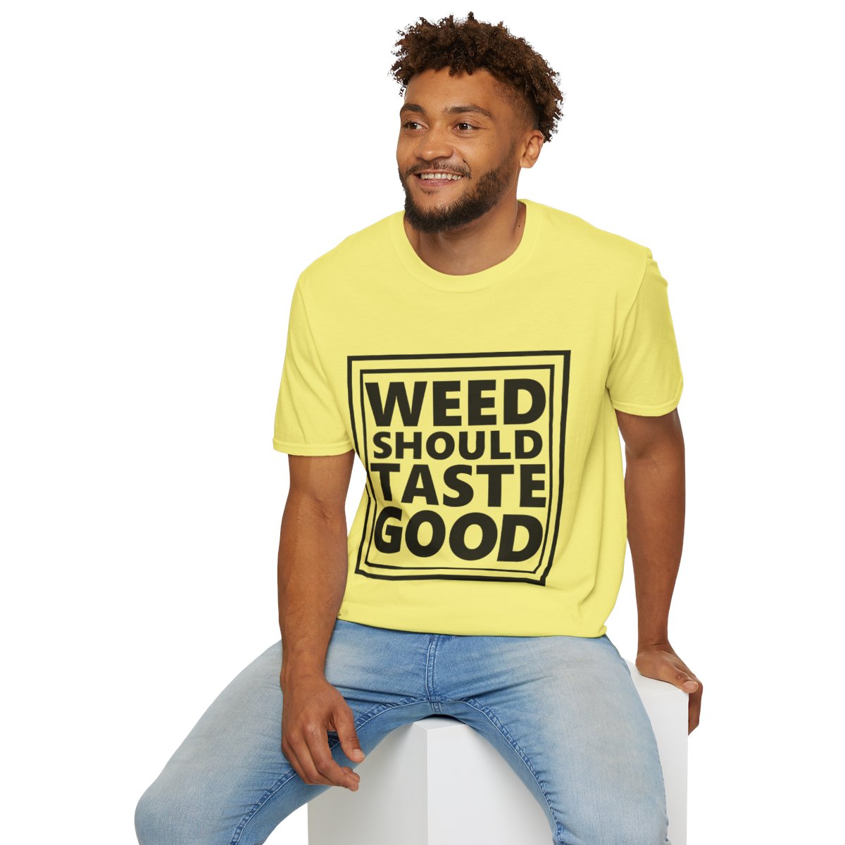 Weed Should Taste Good Unisex Softstyle T-Shirt - Image 72