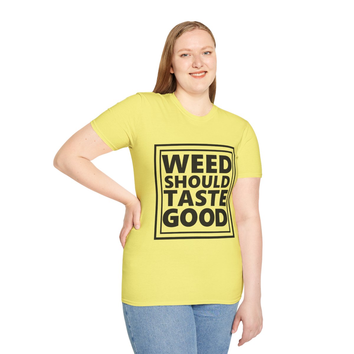 Weed Should Taste Good Unisex Softstyle T-Shirt - Image 66