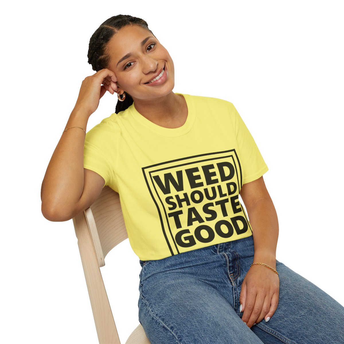 Weed Should Taste Good Unisex Softstyle T-Shirt - Image 70