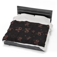 Adaptavibe Dark Velveteen Plush Blanket