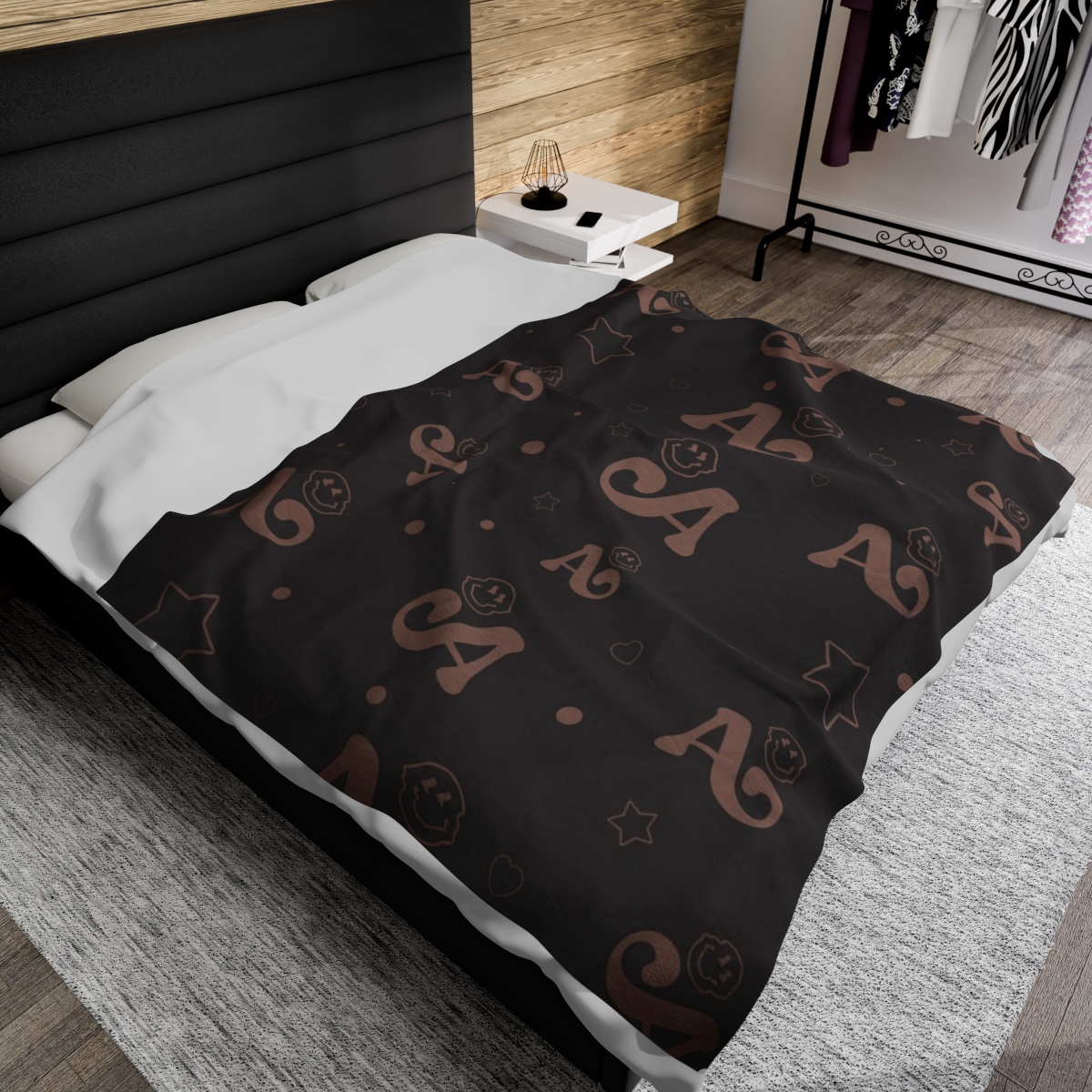 Adaptavibe Dark Velveteen Plush Blanket - Image 5