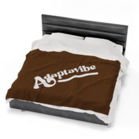 Adaptavibe Logo Velveteen Plush Blanket