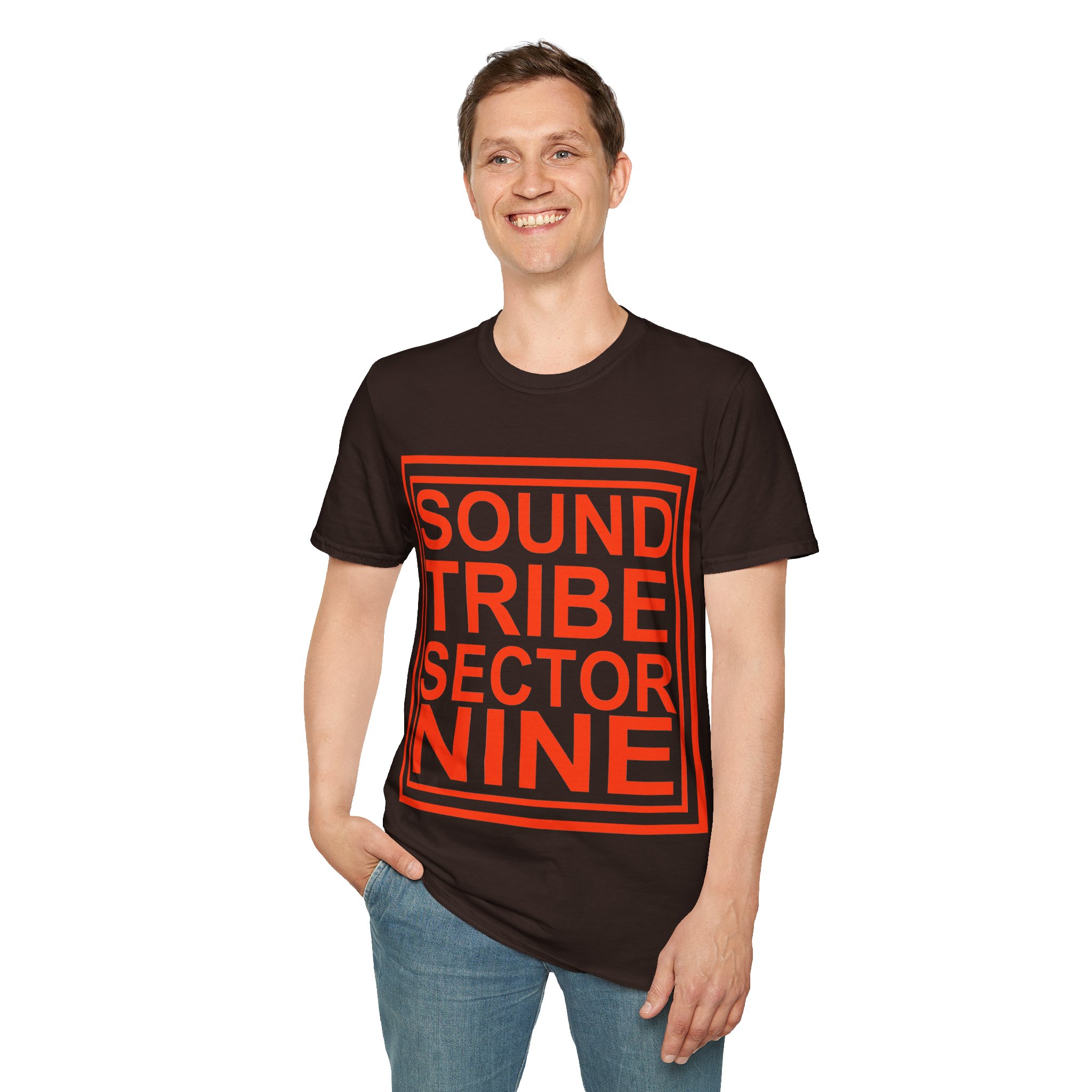 STS9 Orange Unisex Softstyle T-Shirt - Image 10