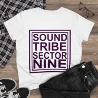 STS9 Purple Women's Midweight Cotton Tee